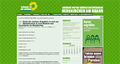 Desktop Screenshot of gruene-neunkirchen-am-brand.de